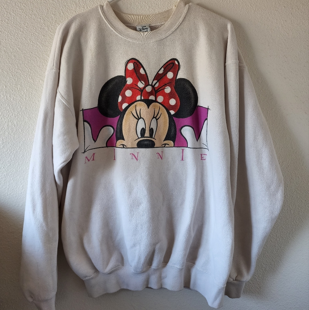Vintage Disney Minnie Mouse crewneck 90s large